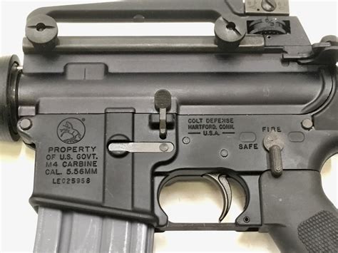Gunspot Guns For Sale Gun Auction Us Property Marked Colt M4 Carbine