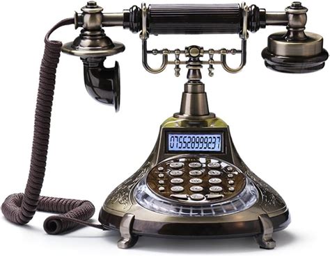 Teléfono Con Cable Continental Antiguo Teléfono Fijo Identificador De