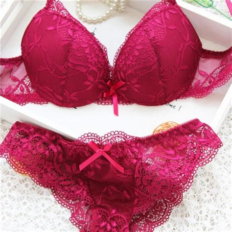 Clearance Sale Pcs Romantic Charming Lace Bra Panty Set French Famous Brand Transparent Bra