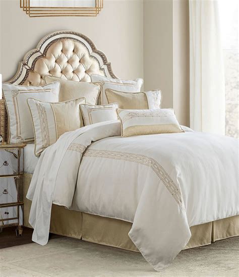 White And Gold Comforter