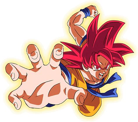Goku Super Saiyan God Render 9 Dokkan Battle By Maxiuchiha22 On