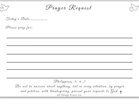 Packaged Prayer Request Cards Etsy