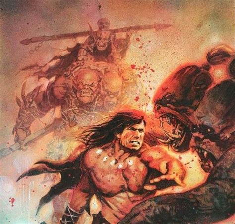 Conan The Barbarian 1 Bill Sienkiewicz Art