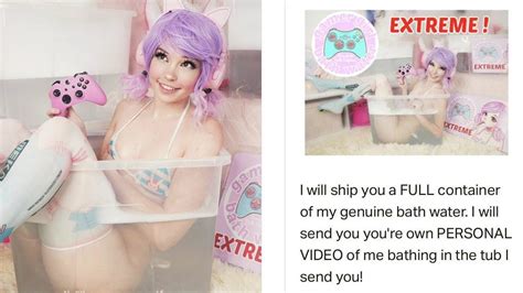 Belle Delphine Is Selling An Entire Tub Of Her Bathwater And It S Thousand Dollars Youtube