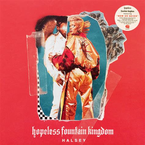 Collection by jenna • last updated 11 weeks ago. Halsey - Hopeless Fountain Kingdom (2017, Red w/ Yellow Splatter, Vinyl) | Discogs