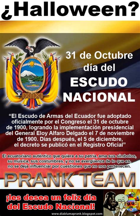 31 De Octubre Se Celebra El Dia Del Escudo Nacional Del Ecuador Aria