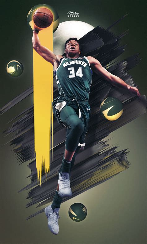 Maybe you would like to learn more about one of these? Giannis Milwaukee Bucks NBA Art. #wmcskills | Giannis ...