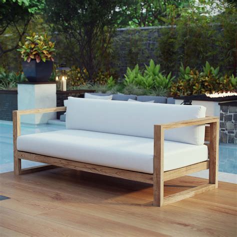 Modterior Outdoor Sectional Sets Upland Outdoor Patio Teak