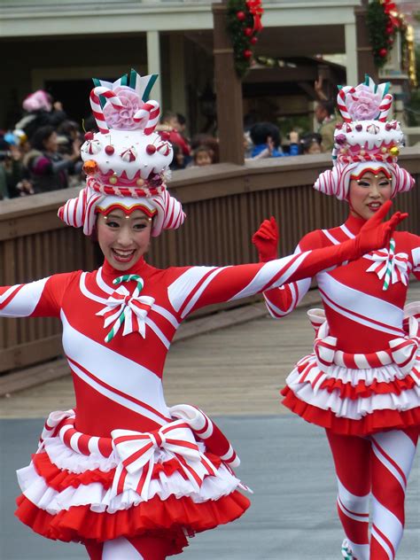 Tokyo Disneyland Christmas Parade Xmas Costumes Candy Costumes