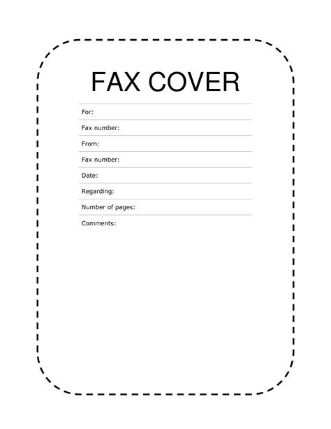 Fax cover sheet templates are also available through programs such as microsoft word. Printable Fax Cover Letter Template Word - 200+ Cover ...