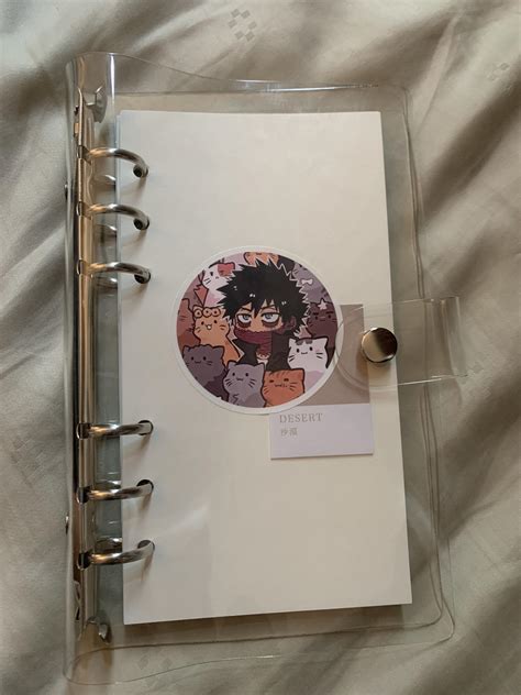 Starting My First Anime Journal Today Does The Cover Look