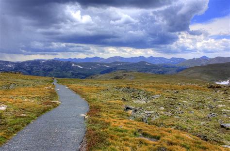 Nature Path At Rocky Mountains National Park Colorado Image Free
