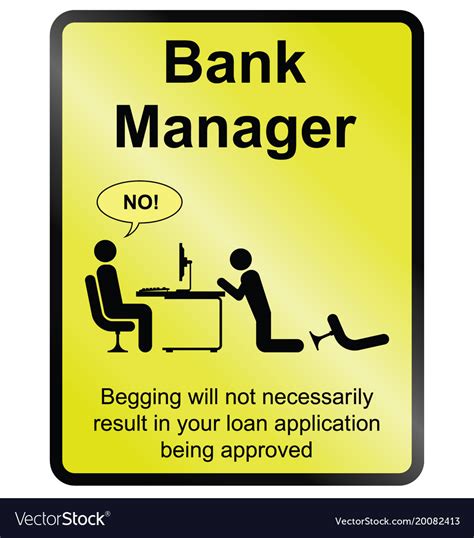 Bank Manager Royalty Free Vector Image Vectorstock