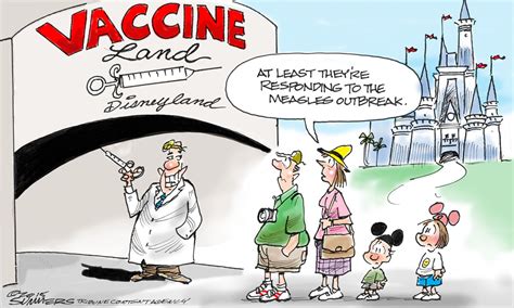 Vaccination Debate Sparks Cartoonists To Put Pen To Paper