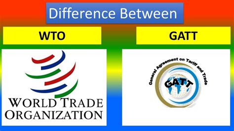 Difference Between Wto And Gatt Youtube