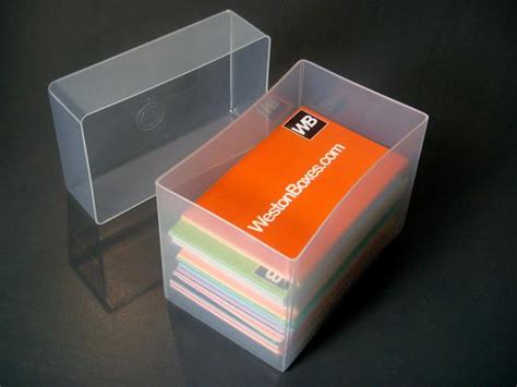 Order by 6 pm for same day shipping. Plastic Business Card Boxes To Hold 250 Business Cards ...