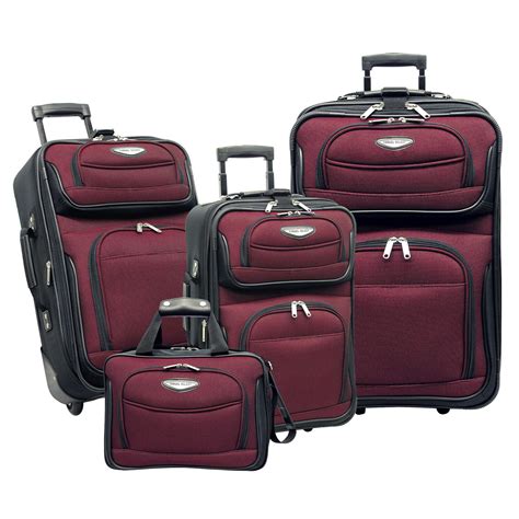 Travelers Choice Travel Select Amsterdam Two Piece Carry On Luggage Set