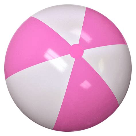 Largest Selection Of Beach Balls 48 Inch Pink And White Beach Balls