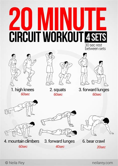 20 Minute Muscle Building Workout At Home Workoutwalls