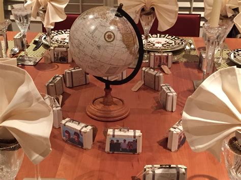 Here are our favorite dinner party games for adults — each guaranteed to make the conversation flow like wine. Travel Theme 50th birthday dinner party | Travel birthday ...