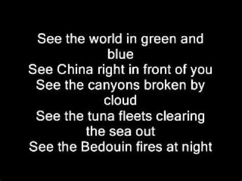 Losing everything but still finding joy in what one has. Beautiful Day - U2 (Lyrics) - YouTube