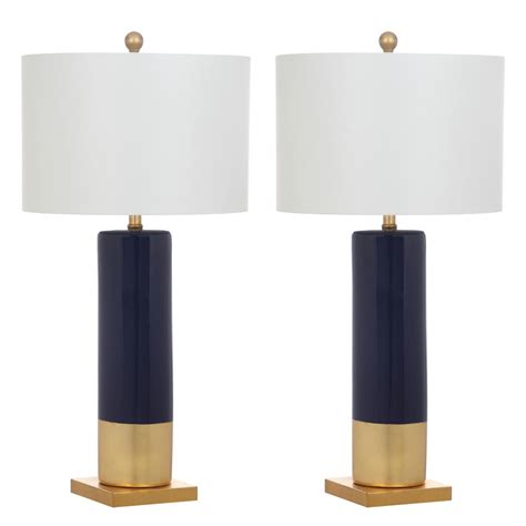 Safavieh Dolce 31 In Navygold Table Lamp Set Of 2 Lit4524a Set2