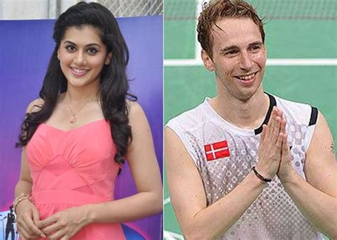 Taapsee pannu and beau mathias boe, who are in a relationship for the past four years were spotted in the city today. Taapsee Pannu cheers for rumoured beau Mathias Boe during ...