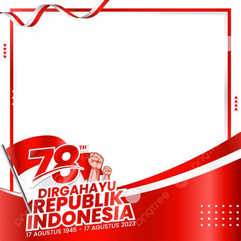 Twibbon Hut Ri 2023 With Greetings Of 17 August Indonesia Independence