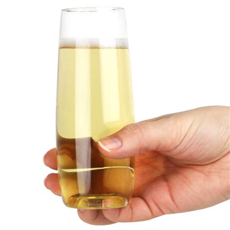 Govino Plastic Champagne Flutes Oz Ml Drinkstuff
