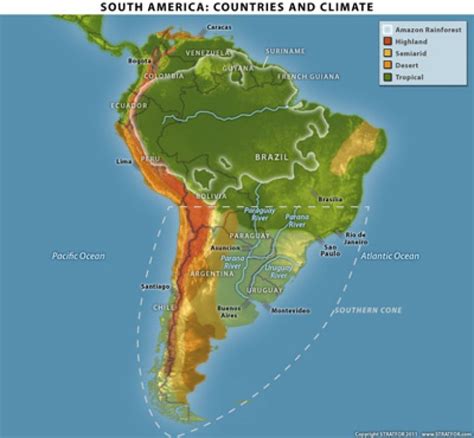 South Americas Vegetation And Constraints