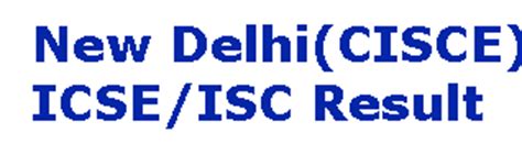 Get other latest updates via a notification on our mobile app available on. CISCE ICSE/ISC results 2015 Name wise - www.cisce.org ...