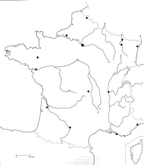 Noms des habitants des principales villes de france. Carte de france muette villes - altoservices