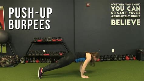 Push Up Burpees Trainher Fitness Youtube