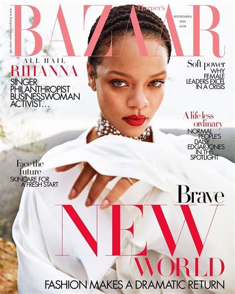 Rihanna Vogue Magazine Uk May 2020 British Edition New 2