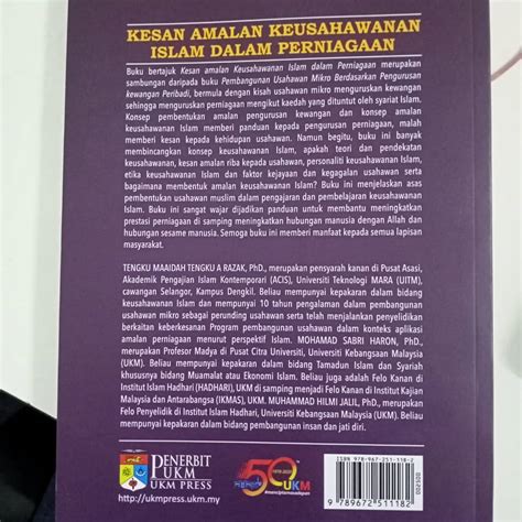 Mazanah bt jemali rosnah bt mohamed olbani. Kesan Amalan Keusahawanan Islam Dalam Perniagaan