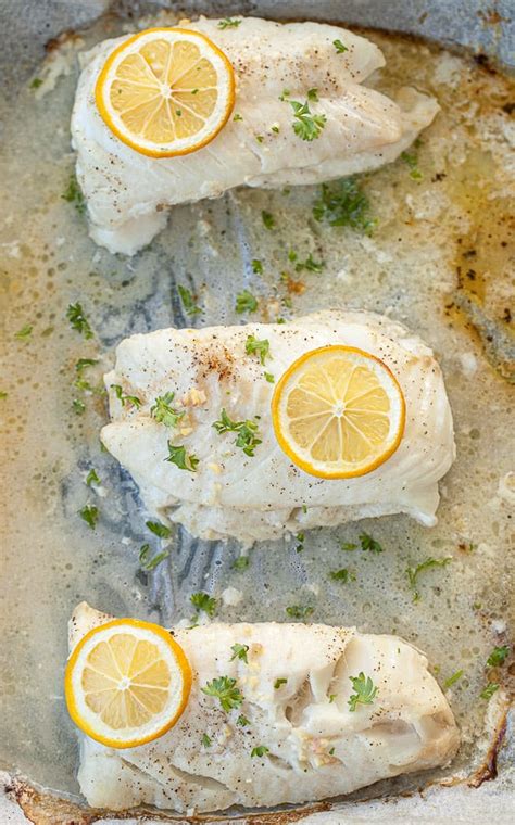 Garlic Butter Baked Cod Thyme And Joy