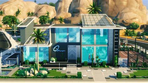 Aesthetic Modern Gym The Sims 4 Speed Build And Tour Youtube