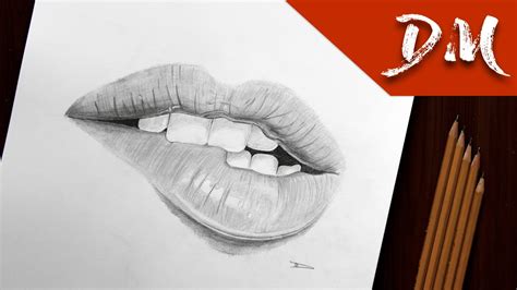 How To Draw Realistic Lips Youtube