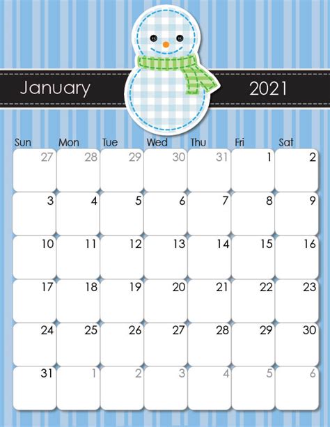 This diy printable calendar was first published in dec 2017 but updated annual for your convenience! 2021 Whimsical Printable Calendars for Moms - iMom