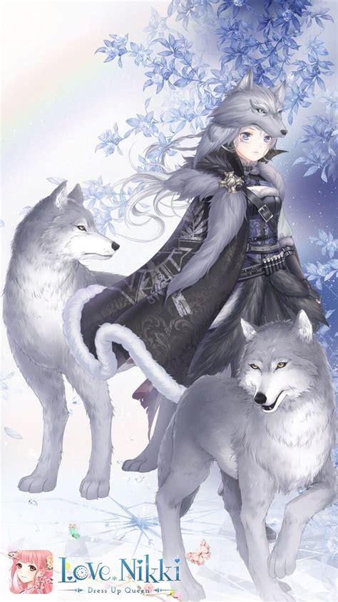 Snow Wolf Unposed With Images Anime Wolf Anime