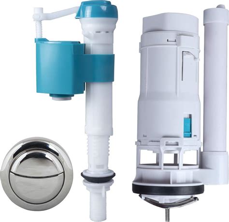 Bath Guru Water Saving Plastic Dual Flush Valve 826 Inch Flush Siphon