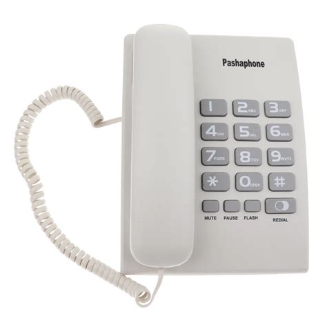 Corded Telephone Dual Port Landline Phone Hanging Wired Wall Home