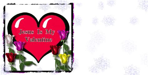 Christian Images In My Treasure Box Jesus Is My Valentine Note Card