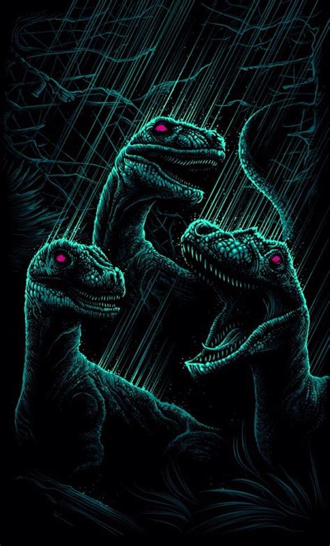 Indoraptor gen 2 from jwa makes it's way to jwe. Dan Mumford - Jurassic Park-inspired piece, dinosaurs ...