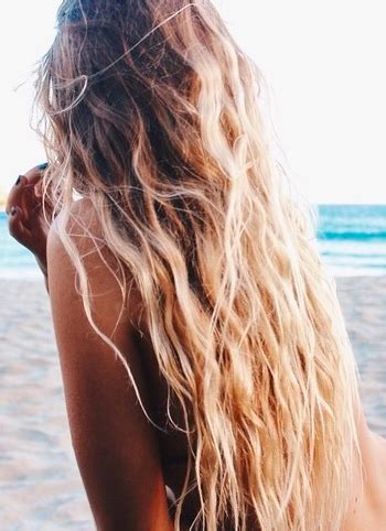 However, it's especially fun for blondes to try out since the beach waves pair well with sunkissed hair. POST FROM - AnLi Link ♡ ≫≫ ( xanlilinkx ) ≪≪ . Ombré and ...