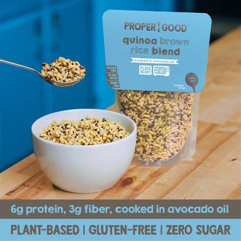 Quinoa And Brown Rice Blend From Proper Good Plant Based Gluten Free