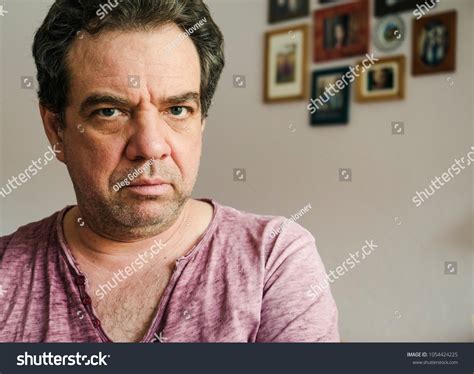 Sad Man Face Closeup Stock Photo 1054424225 Shutterstock