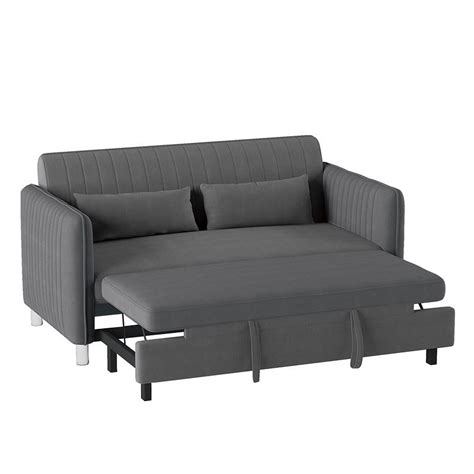 Greenway Convertible Studio Sofa W Pull Out Bed Homelegance