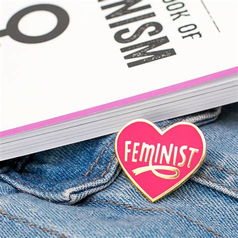 Feminist Heart Enamel Pin By Punky Pins