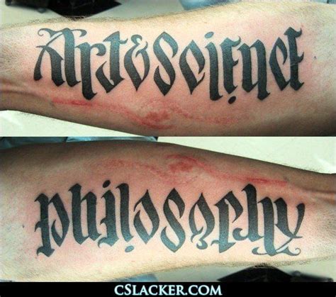 Art And Science Philosophy Tattoo Tatuagens E Piercings